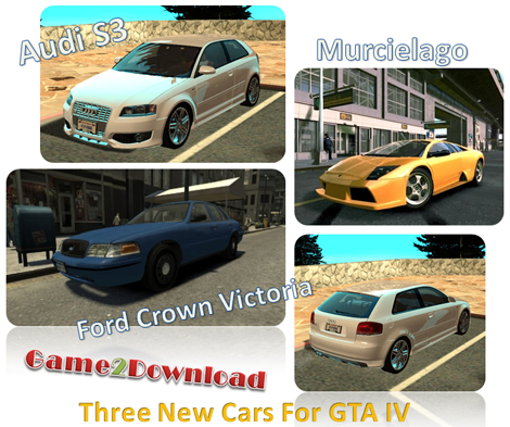 سه خودروی بسیار زیبا برای GTA IV و GTA SA